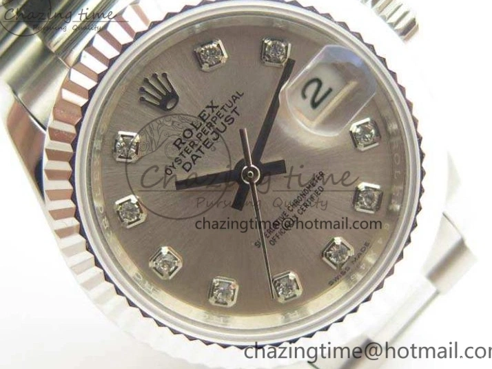 Silver SS DateJust Dial Edition BP Maker 28mm SS Best Diam ETA2671 On Bracelet 0116